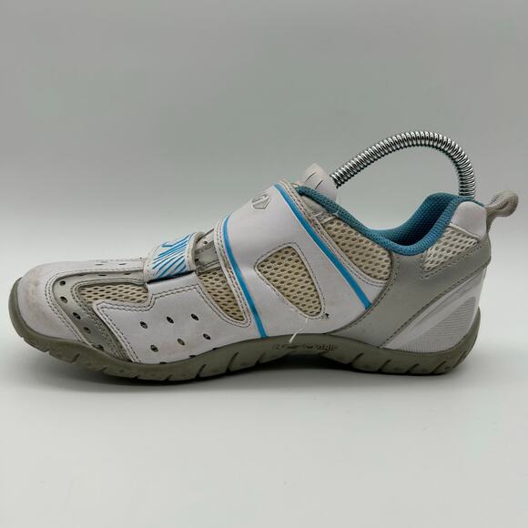 Louis Garneau Ergo Grip Cycle Shoes Womens Size 8.5 Blue Multi Rx Biking - Picture 6 of 9